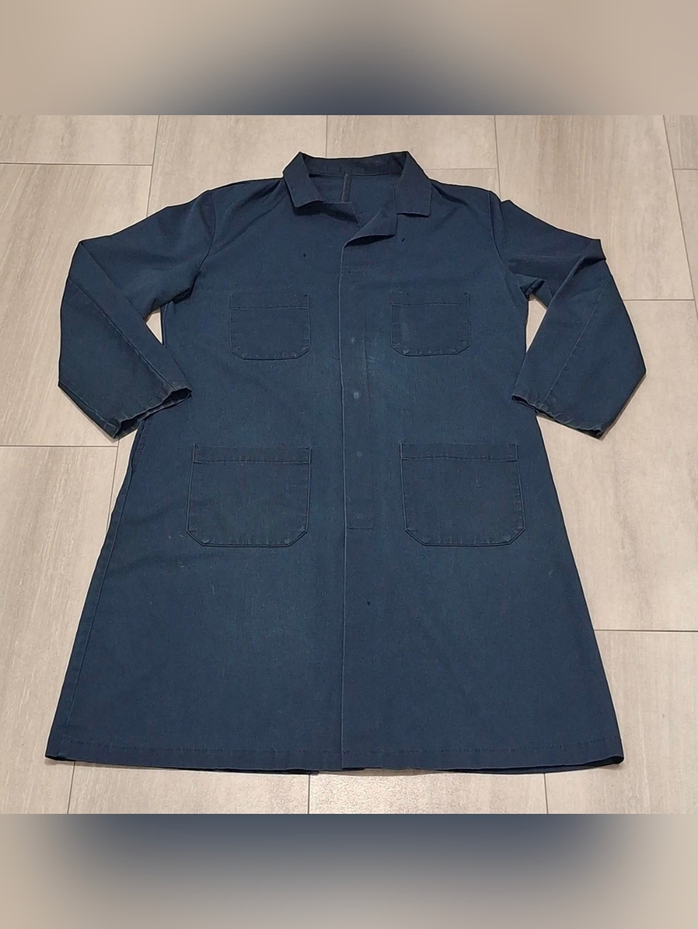 Vintage Wrangler Shop Coat Lab Work Jacket 42 R Made In USA